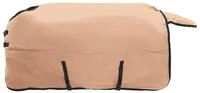 vidaXL Tierdecke Pferdedecke Cappuccino 135 cm Polyester