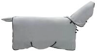 vidaXL Tierdecke Pferdedecke Hellgrau und Rosa 85 cm Polyester