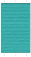 vidaXL Plissee, Plissee Petrolgr&uuml;n 120x200 cm Stoffbreite 119,4 cm Polyester