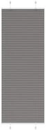 vidaXL Plissee, Plissee Anthrazit 70x200 cm Stoffbreite 69,4 cm Polyester