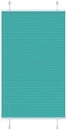 vidaXL Plissee, Plissee Petrolgr&uuml;n 80x100 cm Stoffbreite 79,4 cm Polyester