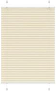 vidaXL Plissee, Plissee Creme 100x150 cm Stoffbreite 99,4 cm Polyester