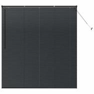 Rollo Balkenjalousien Schwarz 175 x 160 cm Aluminium, vidaXL