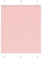 vidaXL Plissee, Plissee Rosa 110x100 cm Stoffbreite 109,4 cm Polyester
