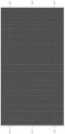 Rollo Plissee Schwarz 110x200 cm Stoffbreite 109,4 cm Polyester, vidaXL