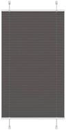 vidaXL Plissee, Plissee Schwarz 80x100 cm Stoffbreite 79,4 cm Polyester