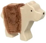 Sigikid Spielfigur Sigikid Spielfigur Cudly Wudly aus Holz mit Fell, Holztiere...