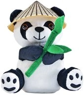 K&ouml;gler Pl&uuml;schfigur Pl&uuml;sch Laber-Panda Bao Bao mit Hut und Bambus 145x12x18cm