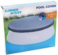 SummerWaves Pool-Abdeckplane Pool Abdeckplane 2,44m f&uuml;r Fast Set Quick Up