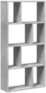 vidaXL B&uuml;cherregal B&uuml;cherregal Betongrau 60x20x120,5 cm Holzwerkstoff, 1-tlg.