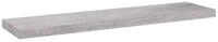 vidaXL Wandregal, Schweberegal Betongrau 90x23,5x3,8 cm MDF