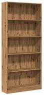 vidaXL B&uuml;cherregal B&uuml;cherregal Artisan-Eiche 80x24x176 cm Holzwerkstoff,...