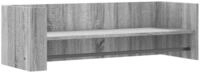 vidaXL Regal Wandregal Grau Sonoma 100x35x30,5 cm Holzwerkstoff, 1-tlg.