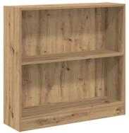 vidaXL B&uuml;cherregal B&uuml;cherregal Artisan-Eiche 80x24x76cm Holzwerkstoff, 1-tlg.