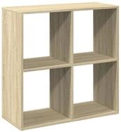 vidaXL B&uuml;cherregal Raumteiler-B&uuml;cherregal Sonoma-Eiche 69,5x29x69,5 cm, 1-tlg.