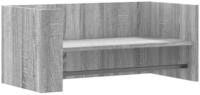 vidaXL Regal Wandregal Grau Sonoma 70,5x35x30,5 cm Holzwerkstoff, 1-tlg.