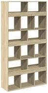 vidaXL B&uuml;cherregal B&uuml;cherregal Sonoma-Eiche 100x33x187,5 cm Holzwerkstoff,...