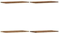 vidaXL Regal Wandregale 4 Stk. Altholz-Optik 60x30x1,5 cm Holzwerkstoff, 4-tlg.
