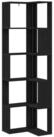 vidaXL B&uuml;cherregal B&uuml;cherregal Schwarz Eichen-Optik 50 x 50 x 179 cm, 1-tlg.