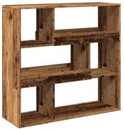 vidaXL B&uuml;cherregal Raumteiler Altholz-Optik 100x33x94,5 cm Holzwerkstoff,...