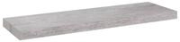vidaXL Wandregal, Schweberegal Betongrau 80x23,5x3,8 cm MDF