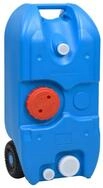 vidaXL Wassertank Camping-Wassertank mit Rollen 40 L Blau
