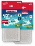 Leifheit Staubbezug SUPERDUSTER Floor M 2er Set Wischbezug (Mikrofaser,...