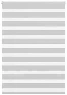 Rollo Doppelrollo Hellgrau 105x100 cm Stoffbreite 100,9 cm Polyester, vidaXL