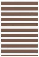 Rollo Doppelrollo Braun 110x150 cm Stoffbreite 105,9 cm Polyester, vidaXL
