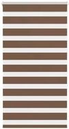 Rollo Doppelrollo Braun 80x150 cm Stoffbreite 75,9 cm Polyester, vidaXL