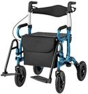 COSTWAY Rollator, mit Luftbereifung & faltbar, Aluminium, bis 140 kg