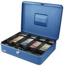 HMF Geldkassette Geldkassette abschlie&szlig;bar, Kasse mit 5 M&uuml;nzf&auml;chern, und 4