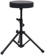 vidaXL Hocker, Verstellbarer Drumhocker Schwarz Rund