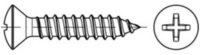 Contorion Schraube DIN 7983 Form C Linsensenkkopf-Blechschraube VG 6,3x25...