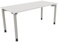 Soennecken Schreibtisch Schreibtisch Vierfu&szlig; Rundrohr B1600xT700xH680-820