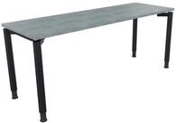 Soennecken Schreibtisch Schreibtisch Vierfu&szlig; Rundrohr B1800xT600xH680-820