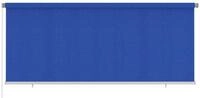 Rollo Au&szlig;enrollo 355 (B) x 140 (H) cm Blau HDPE, vidaXL