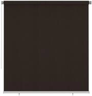 Rollo Au&szlig;enrollo 225 (B) x 230 (H) cm Braun HDPE, vidaXL