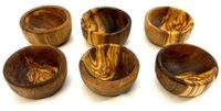 Olivenholz-erleben Eierbecher 6er Set Eierbecher PICCOLO aus Olivenholz,...