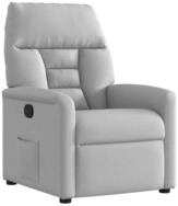 vidaXL Sessel Relaxsessel Wolkengrau Stoff (1-St)