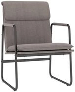vidaXL Sessel Loungesessel Taupe 55x64x80 cm Stoff (1-St)