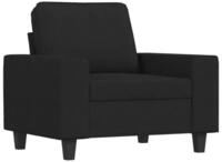 vidaXL Sessel, Loungesessel Schwarz 60 cm Stoff