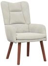vidaXL Sessel Sessel Creme 63 x 67 x 94 cm Samt (1-St)