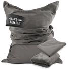 Lumaland Sitzsack Classic XXL All-in-One Set - 2 Bez&uuml;ge (In-/Outdoor) -...