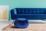 Kayoom Sitzhocker Pouf Taj Mahal 325, trendige samtige Oberfl&auml;che (1 St),...