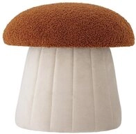 Bloomingville Kinderhocker Bertil Hocker Pilz, 37x35cm Rot Polyester f&uuml;r