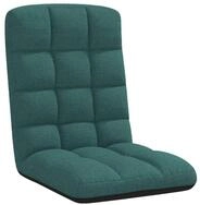 vidaXL Sessel Bodenstuhl Faltbar Dunkelgr&uuml;n 71x51x62 cm Stoff