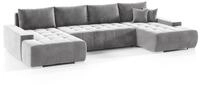 Fun M&ouml;bel Wohnlandschaft Sofa mit Schlaffunktion VOGAR in Stoff, inkl....