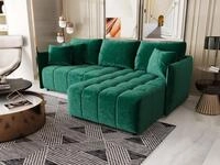Fun M&ouml;bel Ecksofa Schlafsofa Sofa TREVISO in Stoff Monolith, Ottomane Links...