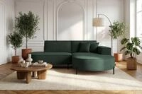 WFL GROUP Ecksofa Hana Loft L-Form 3-Sitzer &ndash; Rechts oder Links &ndash;...